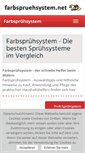 Mobile Screenshot of farbspruehsystem.net